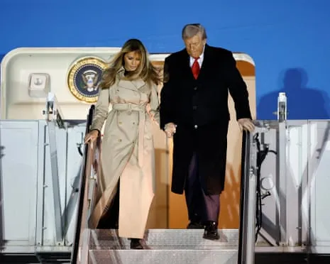 Donald Trump Preparing to Meet Britain's Monarch as Demonstrators Convene in the UK
