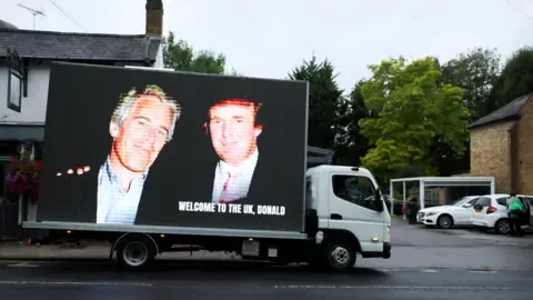 Several Detentions Made Following Donald Trump and Epstein Images Projected on Royal Castle